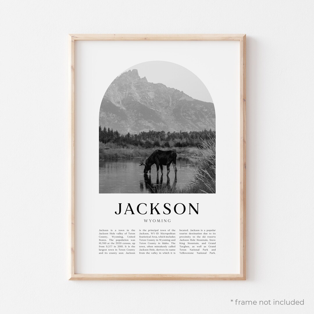 Jackson Art Print, Jackson Poster, Jackson Photo, Jackson Wall Art