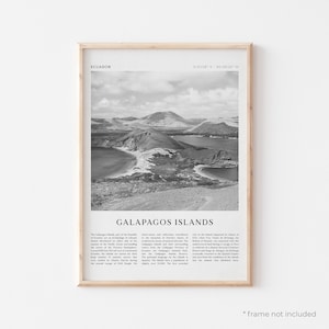 Galapagos Islands Art Print, Galapagos Islands Poster, Galapagos Islands Photo, Ecuador, Travel Print, Vintage Poster, Boho Art | SA102
