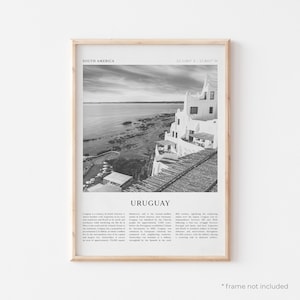 Uruguay Art Print, Uruguay Poster, Uruguay Photo, Uruguay Wall Art, South America, Travel Print, Vintage Poster, Boho Art | SA67