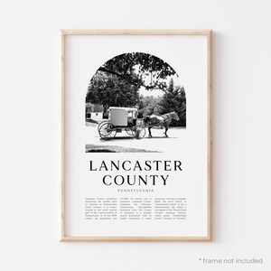 Lancaster County Art Print, Lancaster County Poster, Lancaster County Photo, Lancaster County Wall Art, Pennsylvania | NA304M