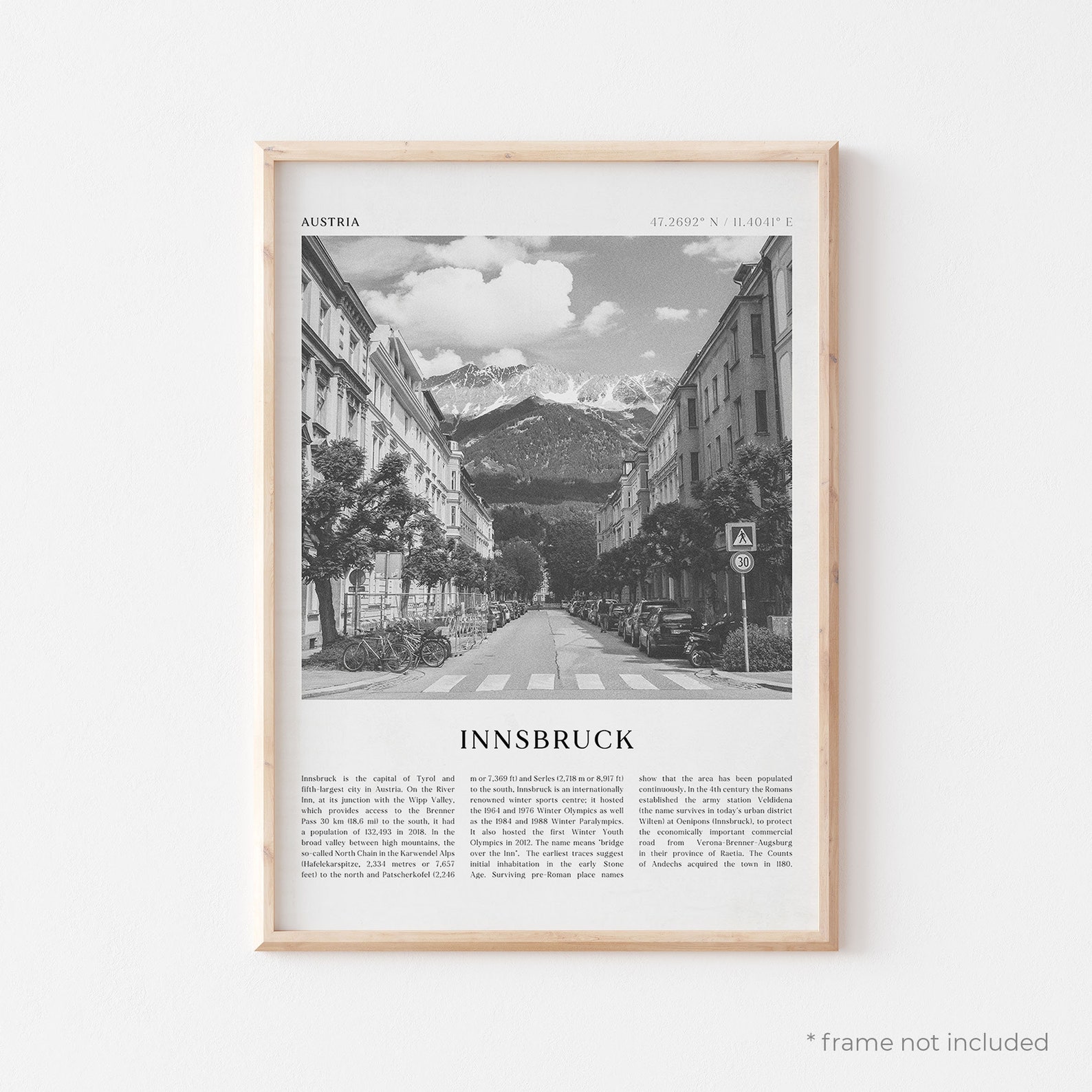 Innsbruck Art Print Innsbruck Poster Innsbruck Photo - Etsy