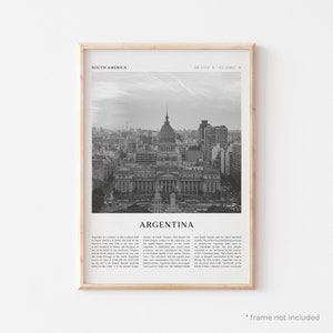 Argentina Art Print, Argentina Poster, Argentina Photo, Argentina Wall Art, South America, Travel Print, Vintage Poster, Boho Art | SA01