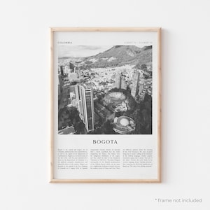 Bogota Art Print, Bogota Poster, Bogota Photo, Bogota Wall Art, Colombia, Travel Print, Vintage Poster, Boho Art | SA50