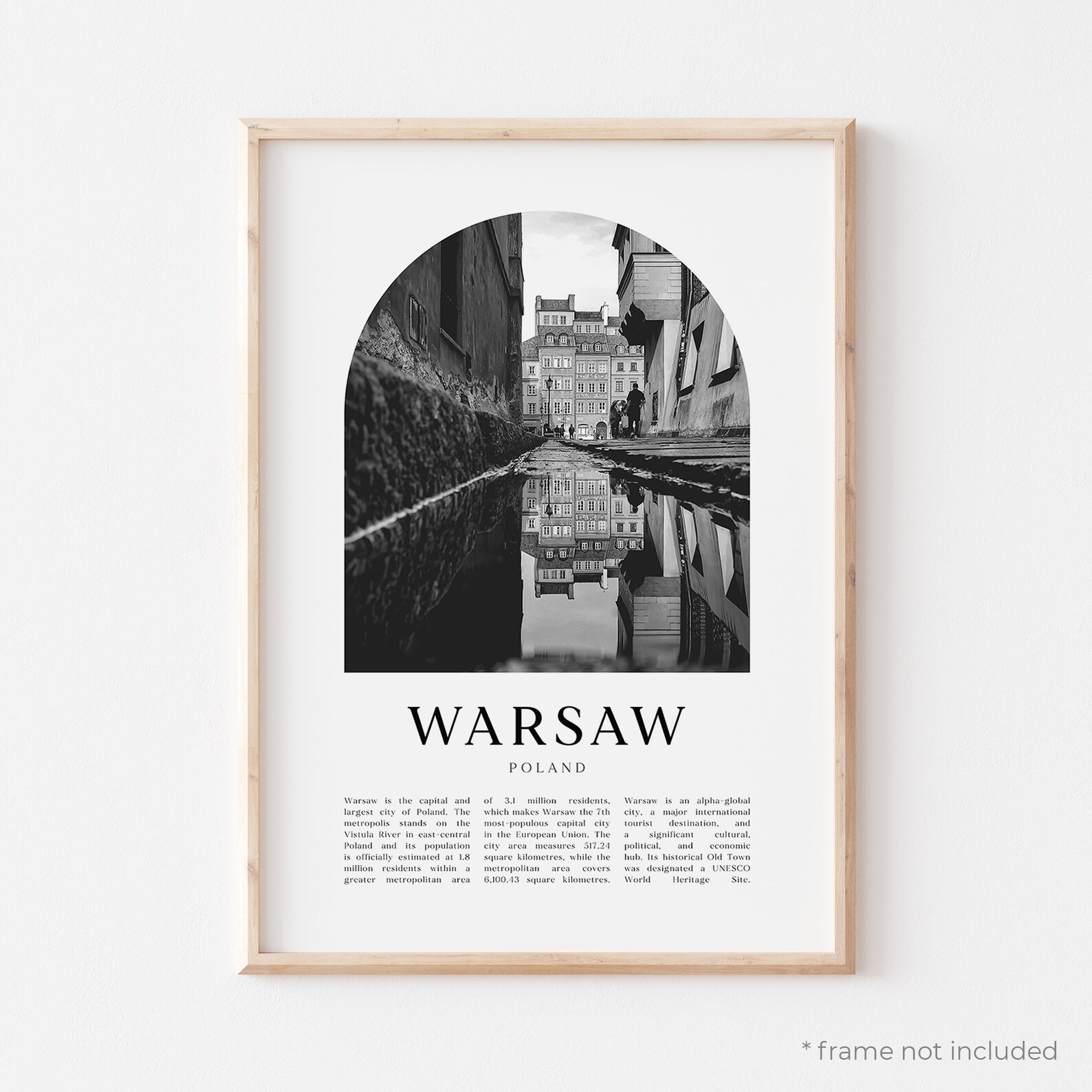 Warsaw Art Print Warsaw Poster Warsaw Photo Warsaw Wall Etsy