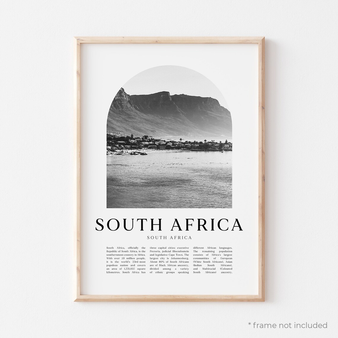 South Africa Art Print South Africa Poster South Africa Etsy