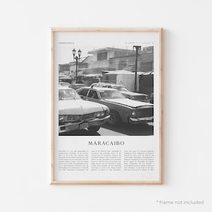 Maracaibo Art Print, Maracaibo Poster, Maracaibo Photo, Maracaibo Wall Art, Venezuela, Travel Print, Vintage Poster, Boho Art | SA74