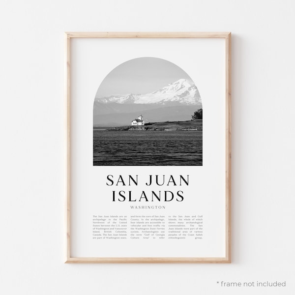 San Juan Islands Art Print, San Juan Islands Poster, San Juan Islands Photo, San Juan Islands Wall Art, Washington | NA414M