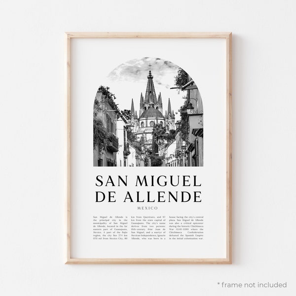 San Miguel de Allende Art Print, San Miguel de Allende Poster, San Miguel de Allende Photo, San Miguel de Allende Wall Art, México / NA204M