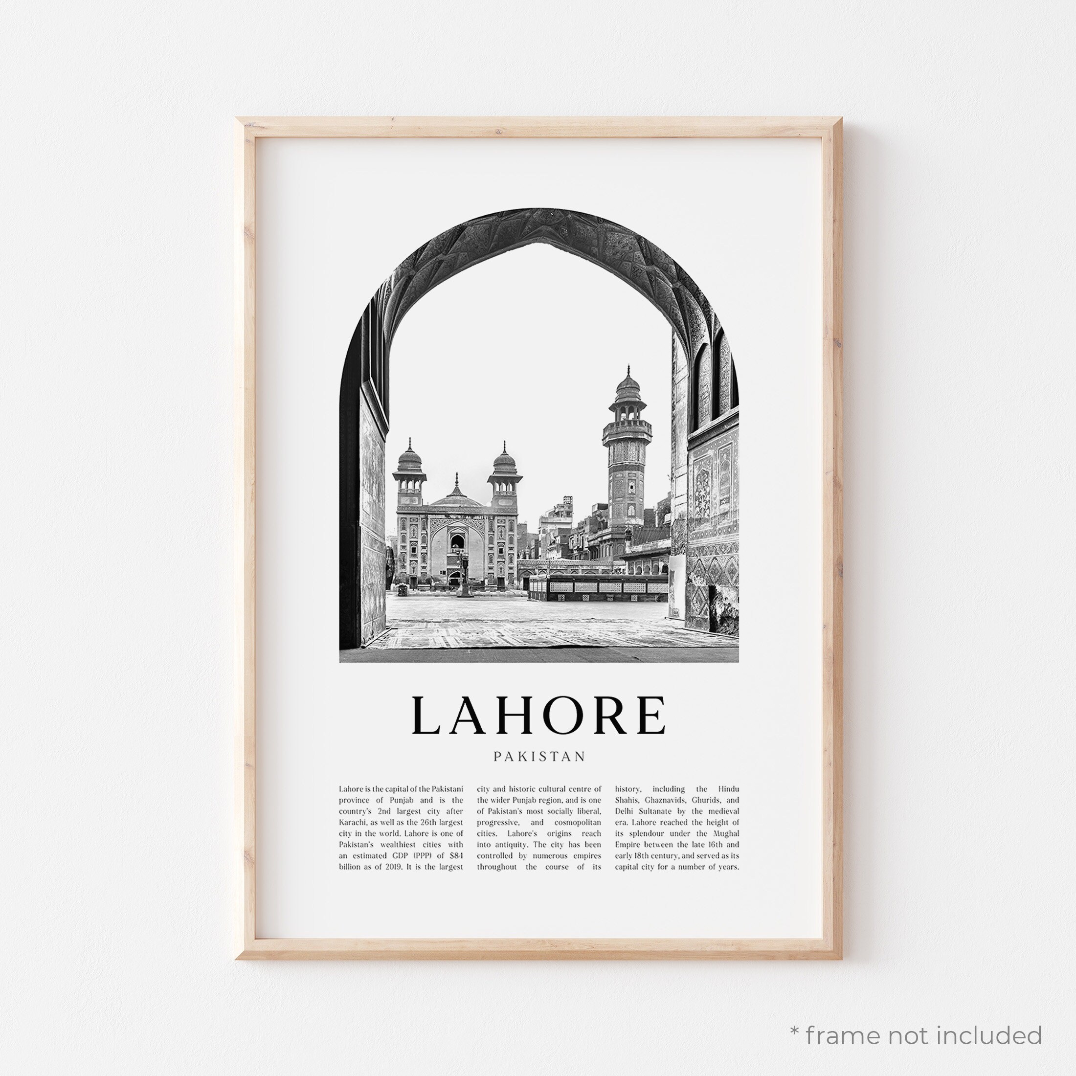 Lahore Art Print Lahore Poster Lahore Photo Lahore Wall Etsy