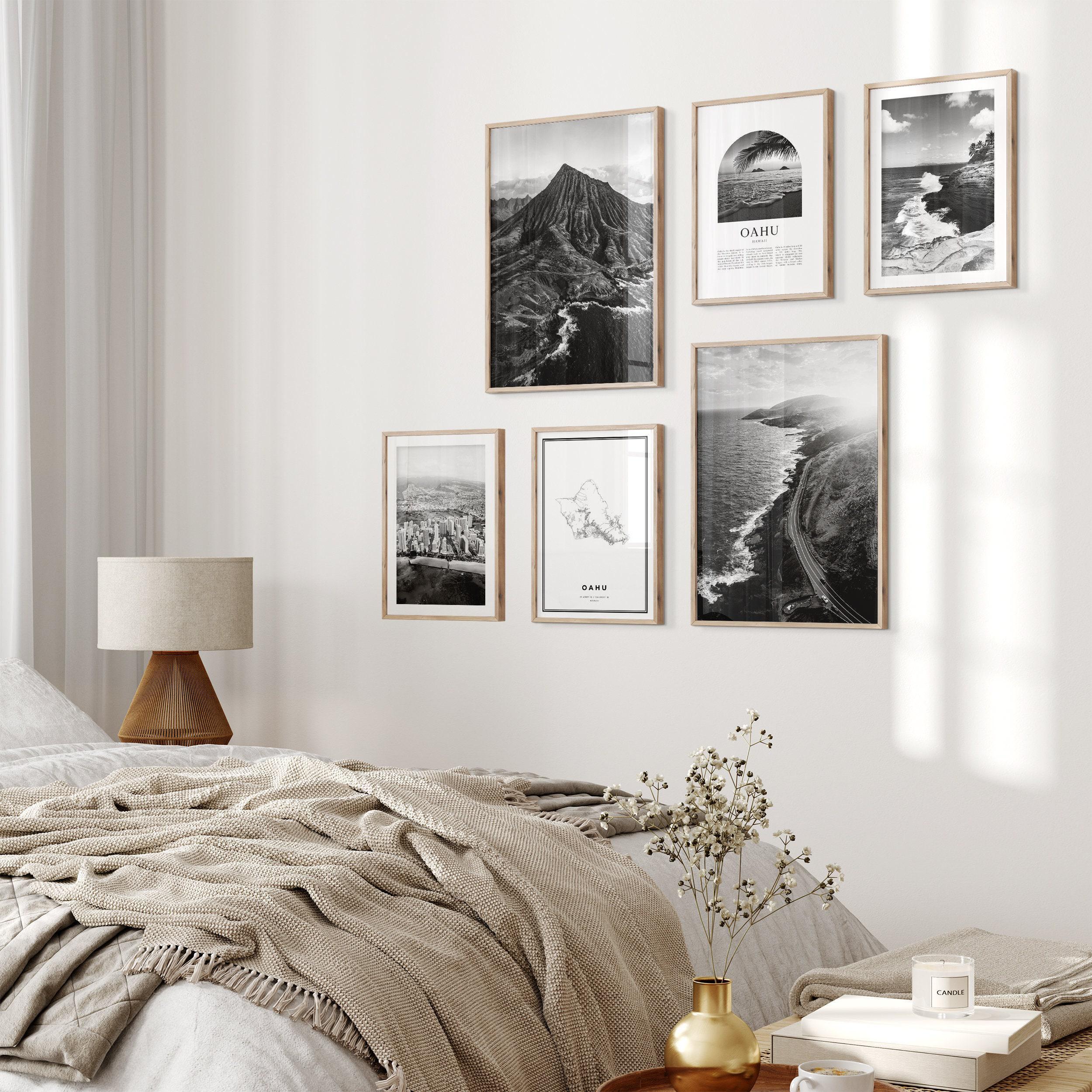 Oahu Gallery Wall Art - Set of 6, Oahu Black and White Photo, Oahu ...