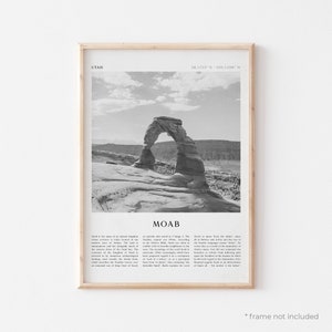 Moab Art Print, Moab Poster, Moab Photo, Moab Wall Art, Utah, Travel Print, Vintage Poster, Boho Art | NA41