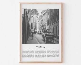 Vienna Art Print, Vienna Poster, Vienna Photo, Vienna Wall Art, Austria, Travel Print, Vintage Poster, Boho Art | EU08