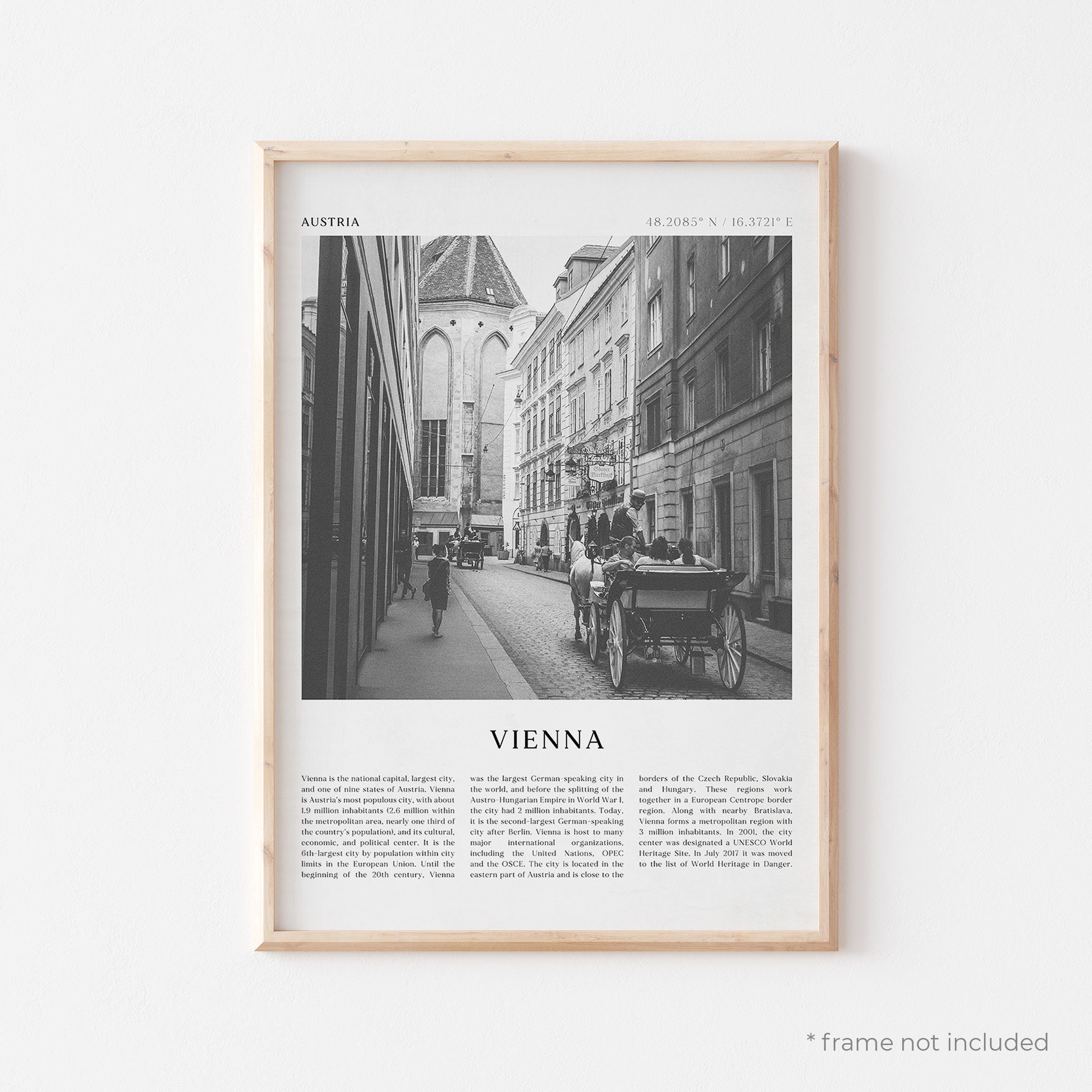 Vienna Art Print Vienna Poster Vienna Photo Vienna Wall Etsy UK