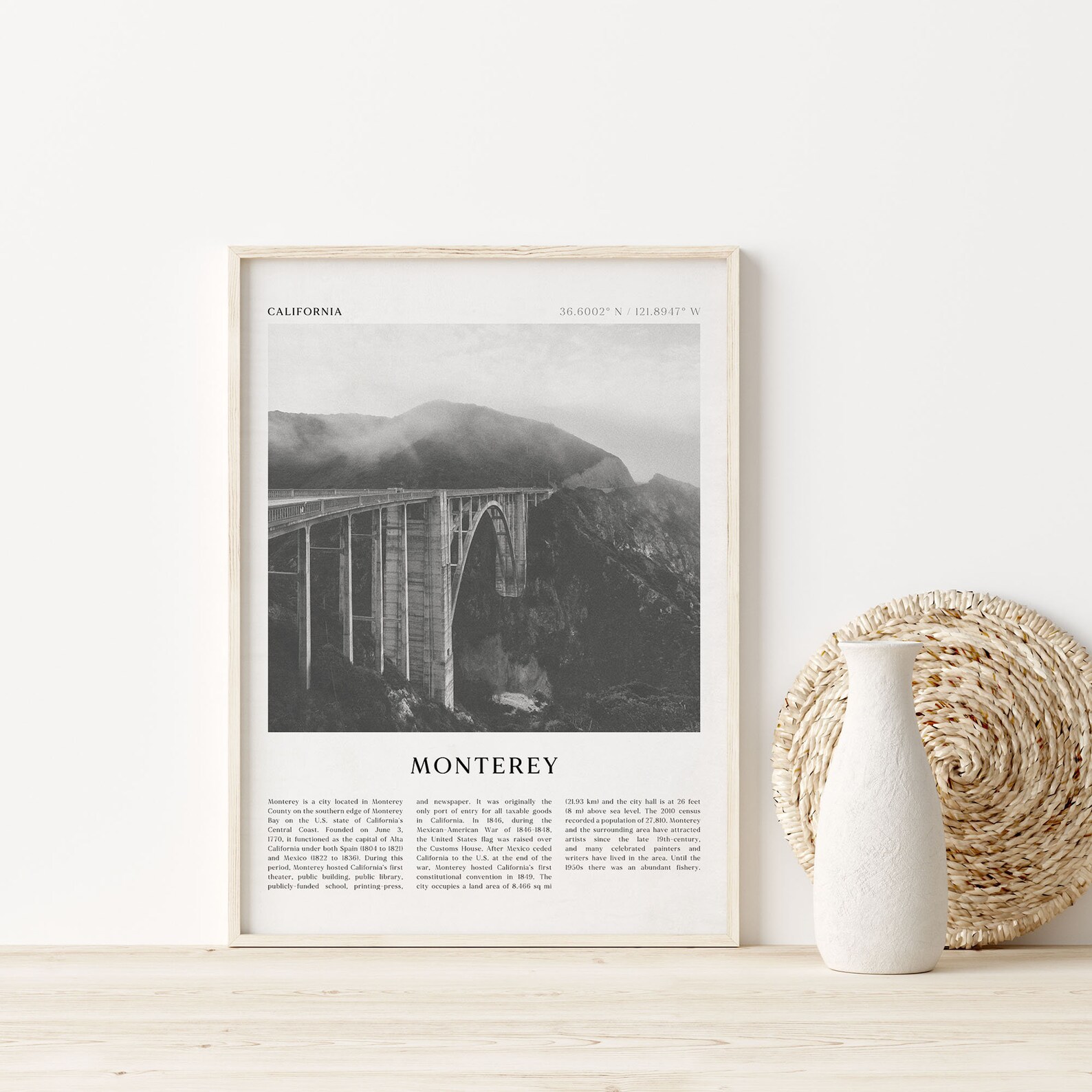 Monterey Art Print Monterey Poster Monterey Photo Monterey Etsy
