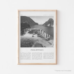 Philippines Art Print, Philippines Poster, Philippines Photo, Philippines Wall Art, Asia, Travel Print, Vintage Poster, Boho Art | AS129