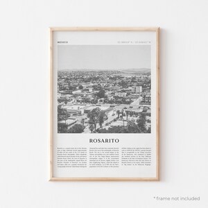 Rosarito Art Print, Rosarito Poster, Rosarito Photo, Rosarito Wall Art, Mexico, Travel Print, Vintage Poster, Boho Art | NA236