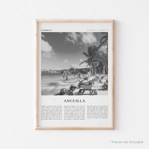 Anguilla Art Print, Anguilla Poster, Anguilla Photo, Anguilla Wall Art, Caribbean, Travel Print, Vintage Poster, Boho Art | CA03