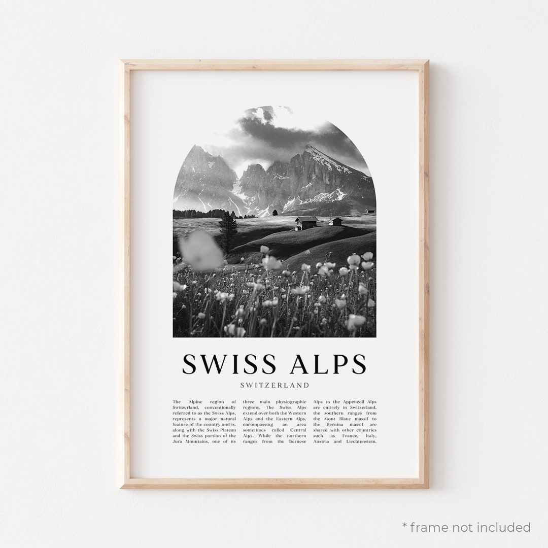Swiss Alps Art Print Swiss Alps Poster Swiss Alps Photo Swiss Alps Wall Art Swiss Alps Black Swiss Alps Art Print Swiss Alps Poster Swiss Alps Photo Swiss Alps Wall Art Swiss Alps Black