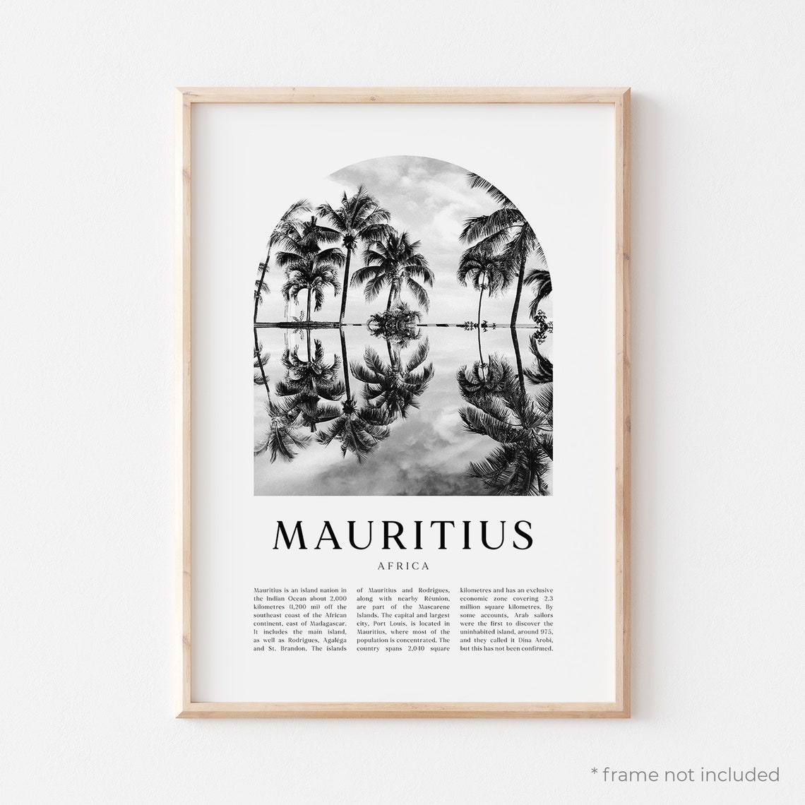 Mauritius Art Print Mauritius Poster Mauritius Photo Etsy