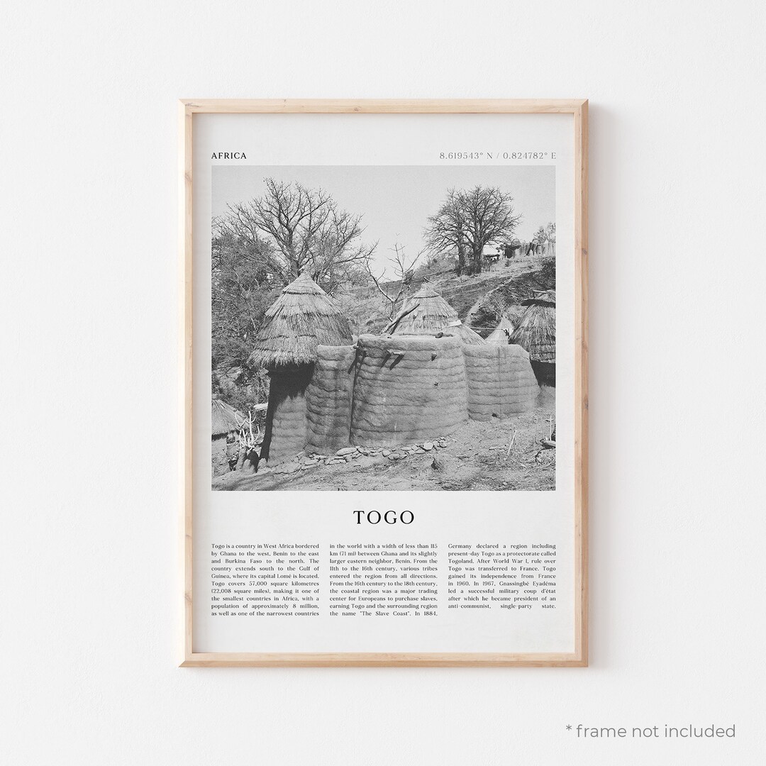Togo Art Print, Togo Poster, Togo Photo, Togo Wall Art, Africa, Travel