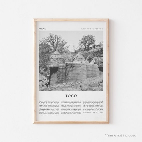 Buy Togo Art Print, Togo Poster, Togo Photo, Togo Wall Art, Africa, Travel  Print, Vintage Poster, Boho Art AF122 Online in India 