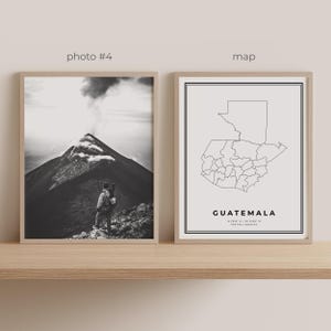 Guatemala Gallery Wall Art - Set of 6, Guatemala Black and White Photo, Guatemala Posters, Guatemala Prints, South America image 6