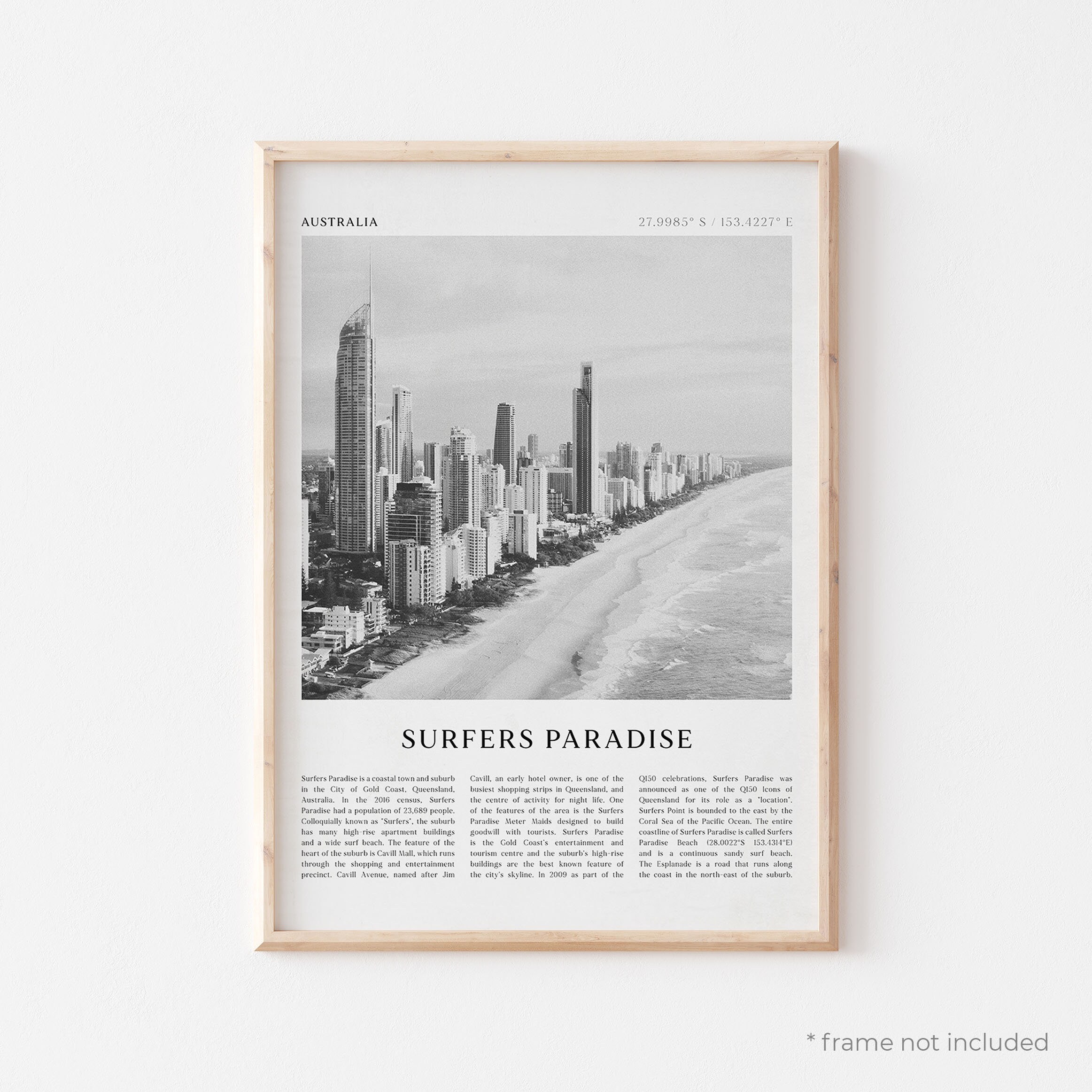 Surfer's Paradise at Sunset Print, Photos