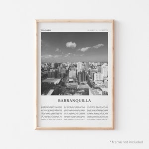 Barranquilla Art Print, Barranquilla Poster, Barranquilla Photo, Barranquilla Art, Colombia, Travel Print, Vintage Poster, Boho Art | SA52