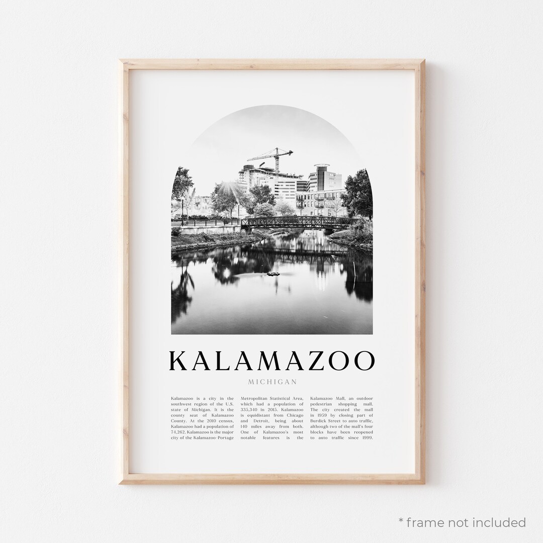 Kalamazoo Art Print, Kalamazoo Poster, Kalamazoo Photo, Kalamazoo Wall