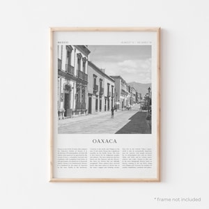 Oaxaca Art Print, Oaxaca Poster, Oaxaca Photo, Oaxaca Wall Art, Mexico, Travel Print, Vintage Poster, Boho Art | NA201