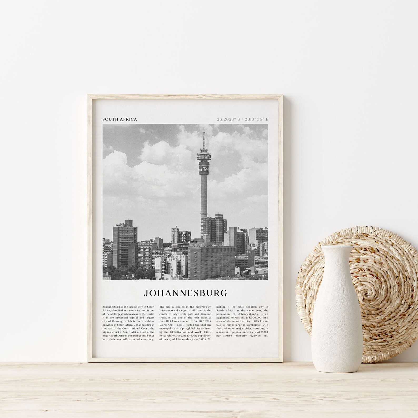 Johannesburg Art Print Johannesburg Poster Johannesburg Etsy