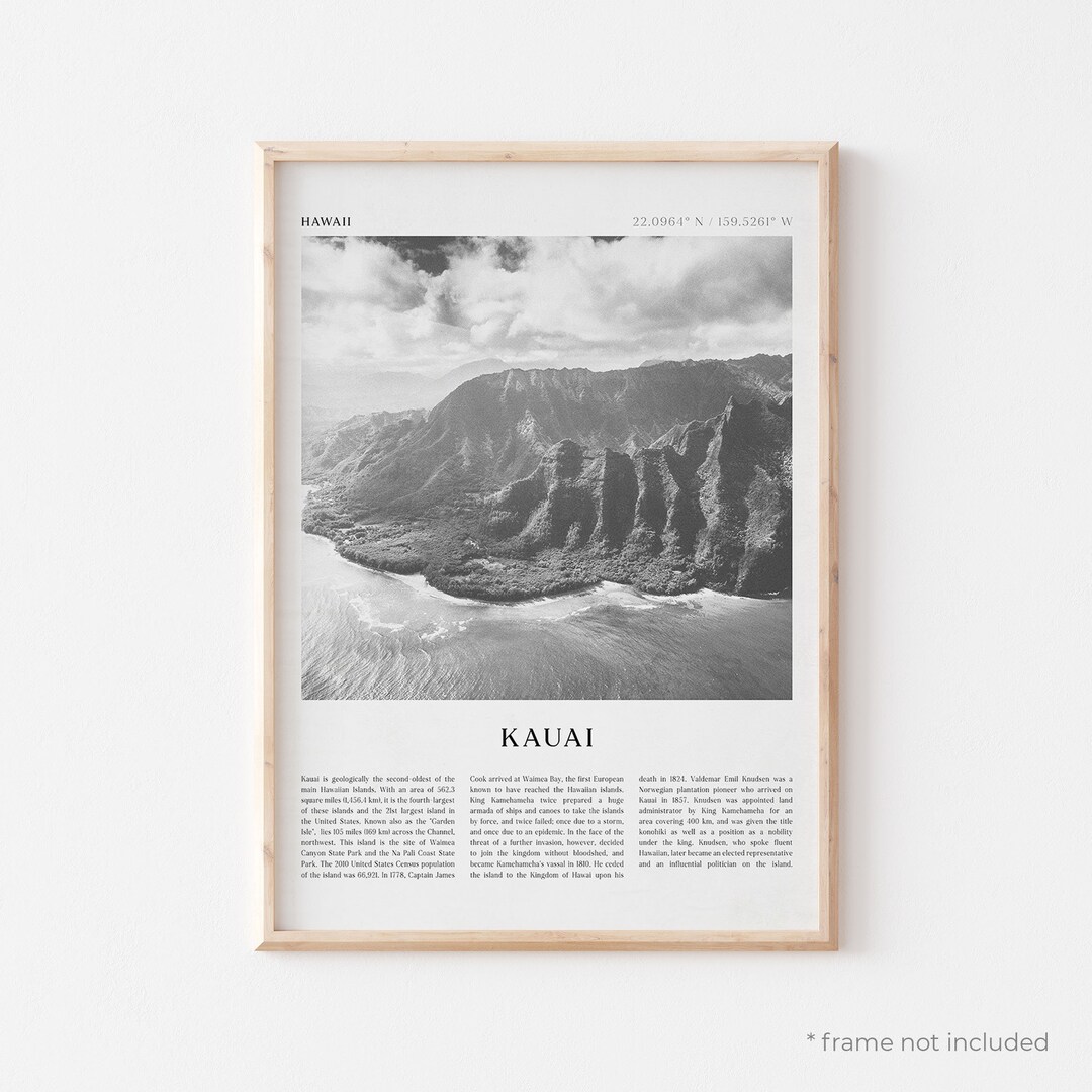 Kauai Art Print Kauai Poster Kauai Photo Kauai Wall Art Etsy