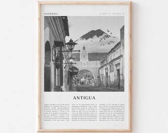 Antigua Art Print, Antigua Poster, Antigua Photo, Antigua Wall Art, Guatemala, Travel Print, Vintage Poster, Boho Art | CE19