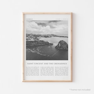 Saint Vincent and the Grenadines Art Print, California, Poster, Photo, Wall Art, Travel Print, Vintage Poster, Boho Art | CA54
