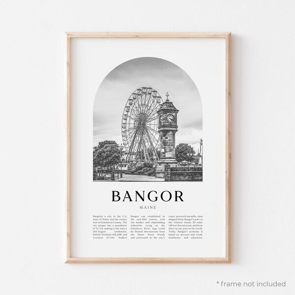 Bangor Maine Etsy