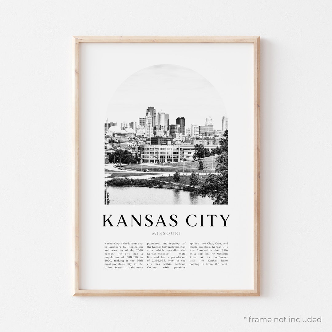 Kansas City Art Print, Kansas City Poster, Kansas City Photo, Kansas