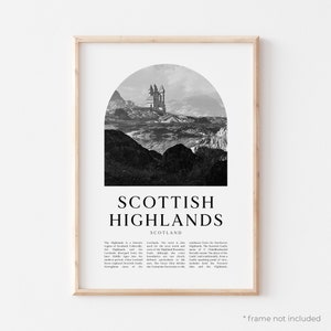 Scottish Highlands Art Print, Scottish Highlands Poster, Scottish Highlands Photo, Scottish Highlands Wall Art, Scotland | EU211M