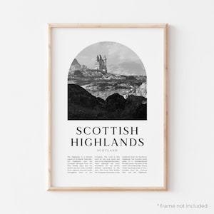 Scottish Highlands Art Print, Scottish Highlands Poster, Scottish Highlands Photo, Scottish Highlands Wall Art, Scotland | EU211M