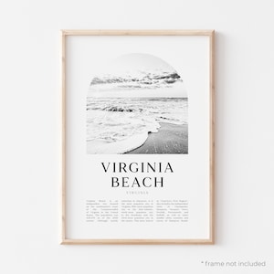 Virginia Beach Art Print, Virginia Beach Poster, Virginia Beach Photo, Virginia Beach Wall Art, Virginia | US39M