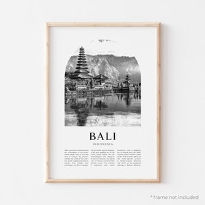 Bali Art Print, Bali Poster, Bali Photo, Bali Wall Art, Bali Black and White, Indonesia | AS212M