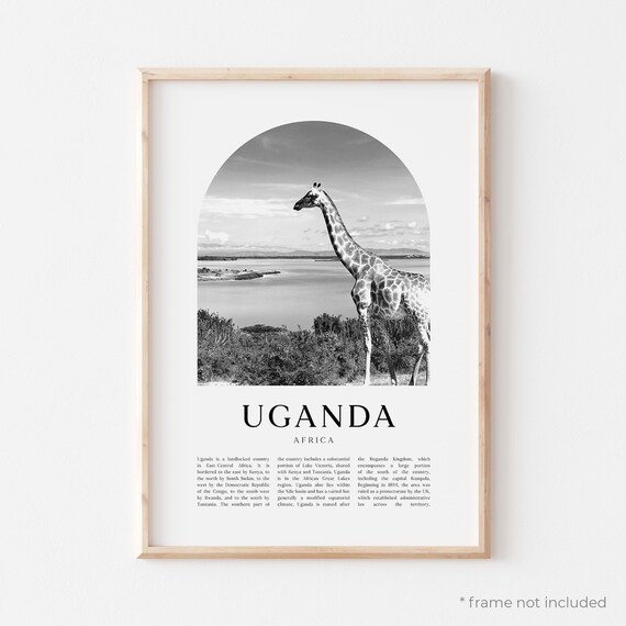 Uganda Art Printuganda Poster Uganda Photo Uganda Wall Etsy UK