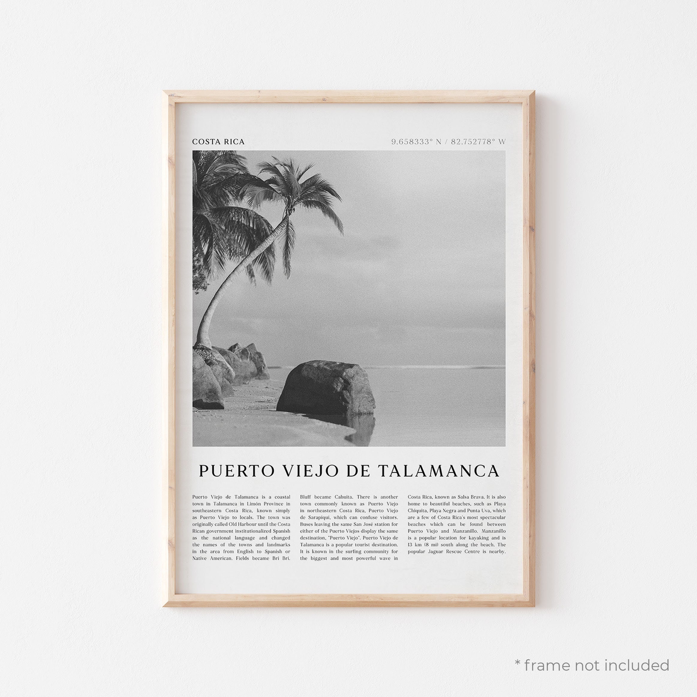 Puerto Viejo de Talamanca Art Print, Puerto Viejo de Talamanca poster, Costa Rica, foto, reizen print, vintage poster, bohokunst | CE41