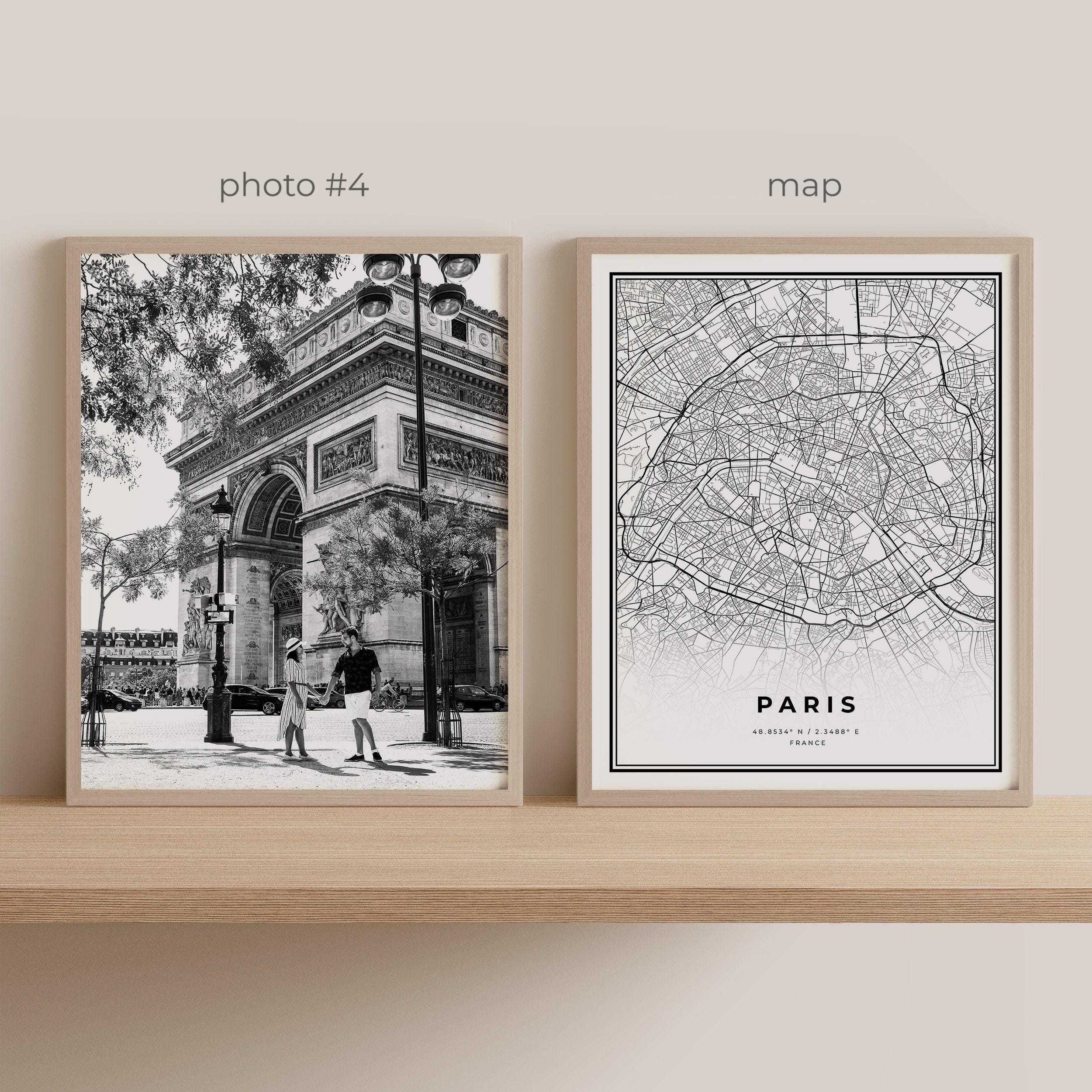 Paris Gallery Wall Art - Set of 6, Paris Black and White Photo, Paris ...