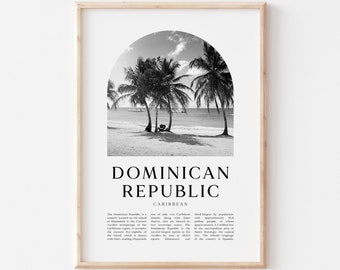 Dominican Republic Art Print, Dominican Republic Poster, Dominican Republic Photo, Dominican Republic Wall Art, Caribbean | CA21M