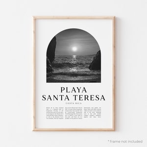 Playa Santa Teresa Art Print, Playa Santa Teresa Poster, Playa Santa Teresa Photo, Playa Santa Teresa Wall Art, Costa Rica | CE49M