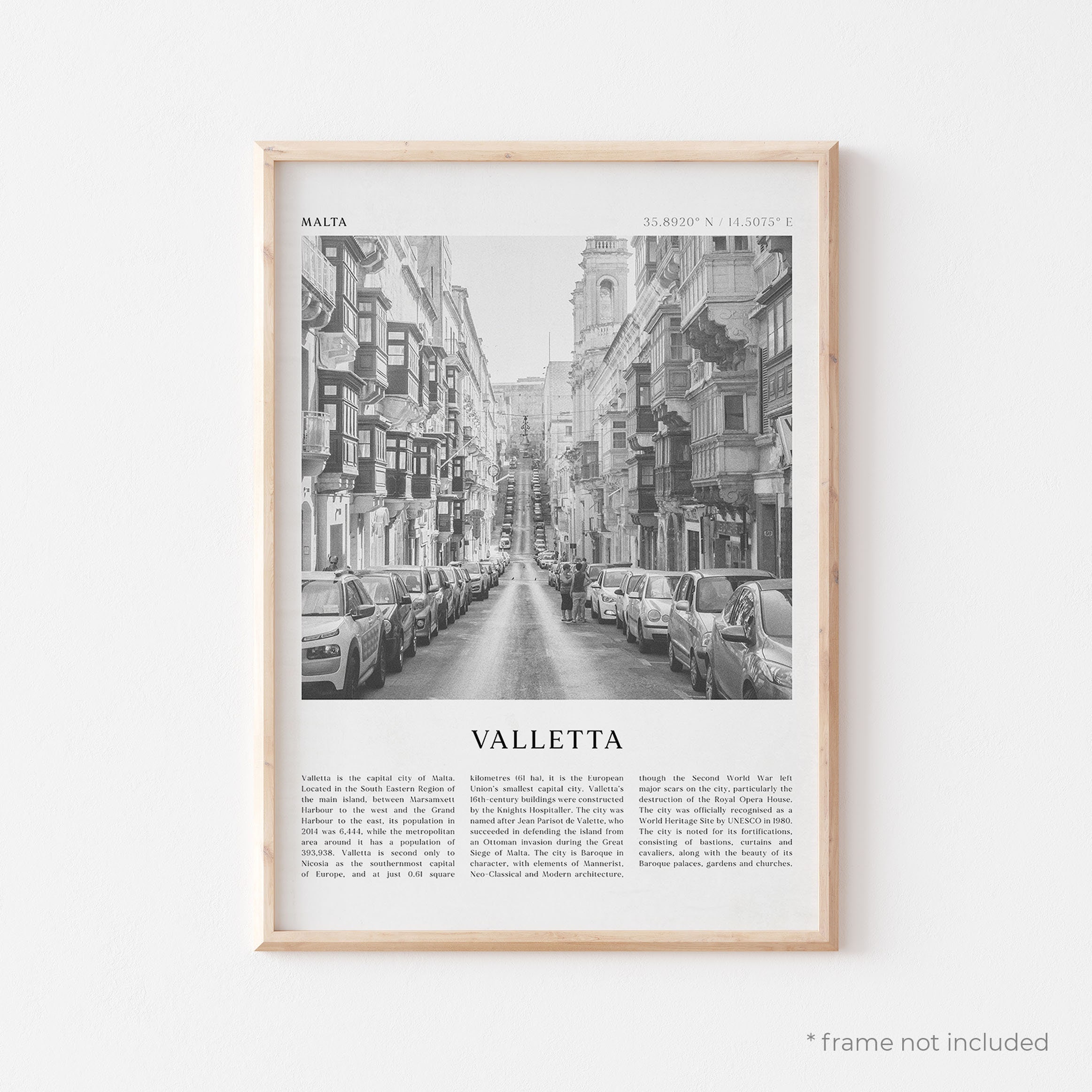 Valletta Art Print Valletta Poster Valletta Photo Valletta Etsy UK