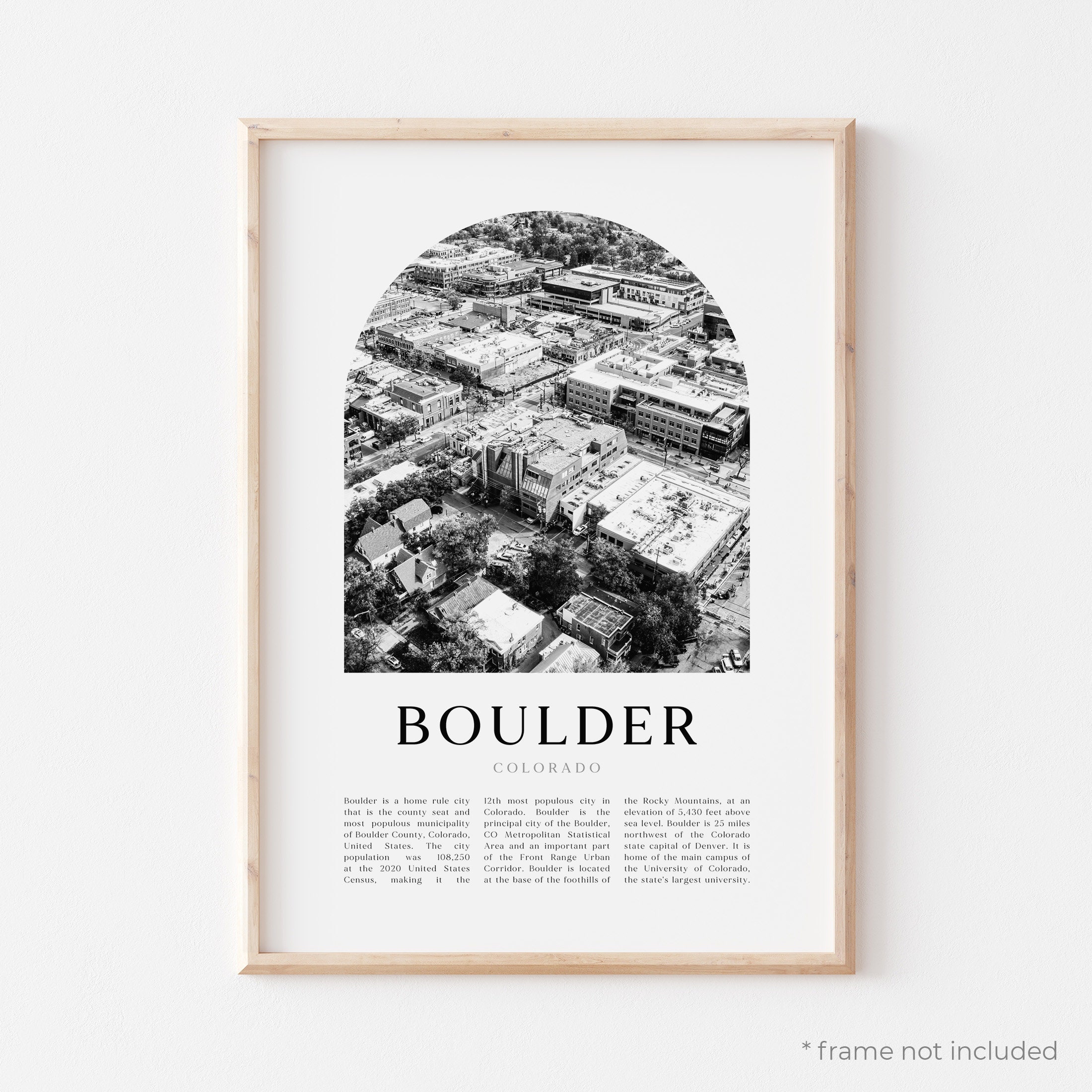 Boulder Art Print Boulder Poster Boulder Photo Boulder Wall Etsy