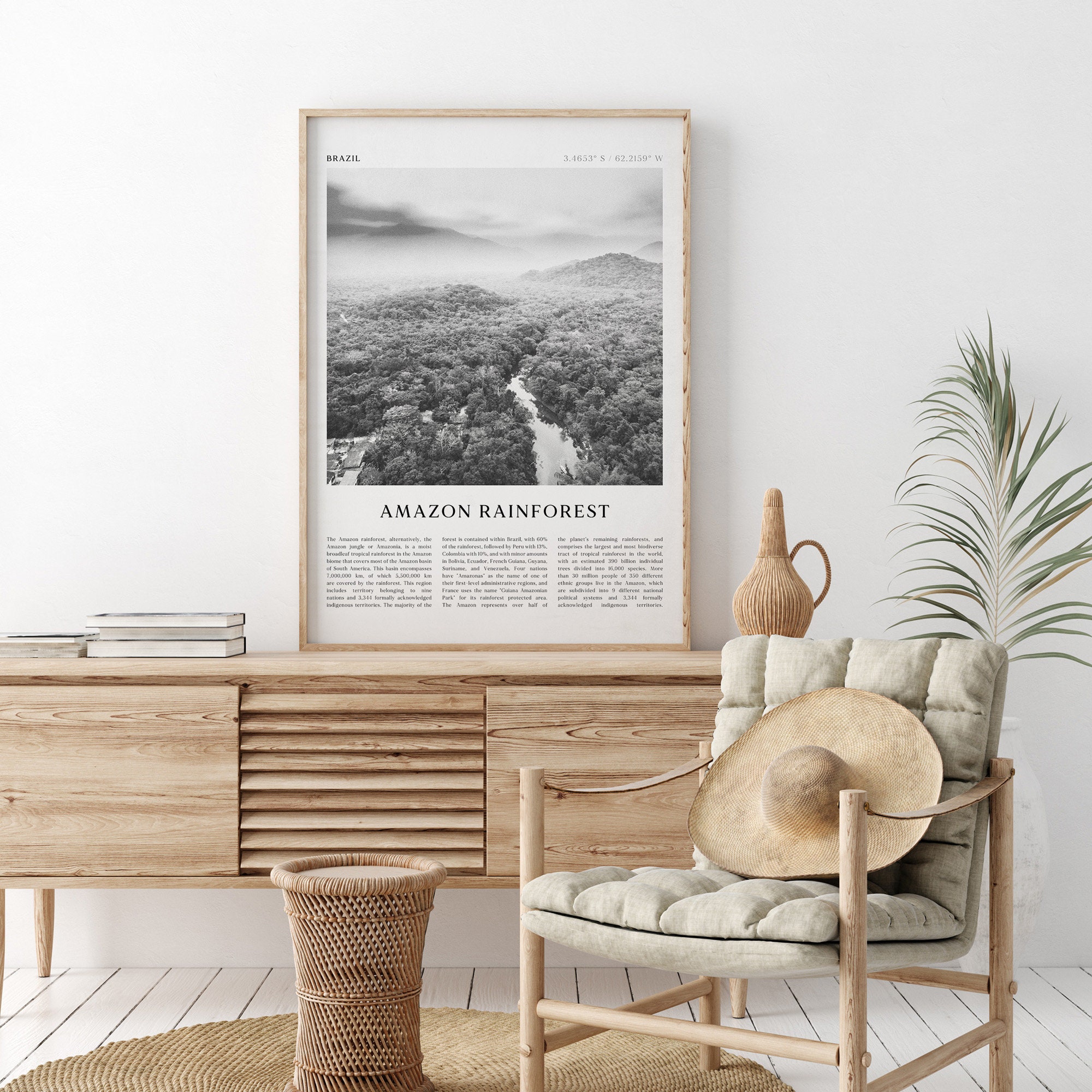 Amazon Rainforest Art Print Amazon Rainforest Poster Amazon Etsy