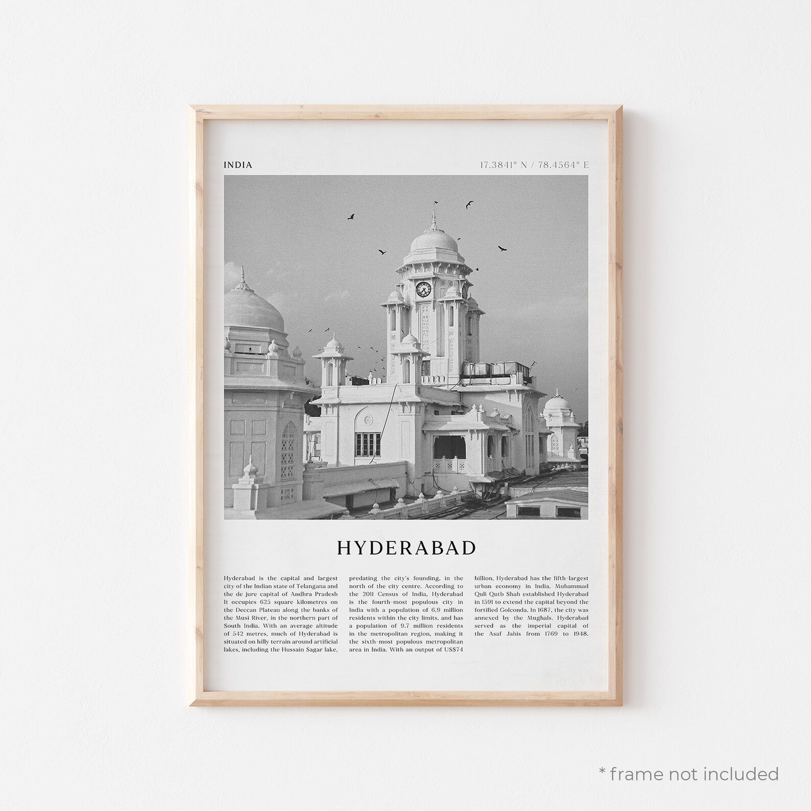 Hyderabad Art Print Hyderabad Poster Hyderabad Photo Etsy