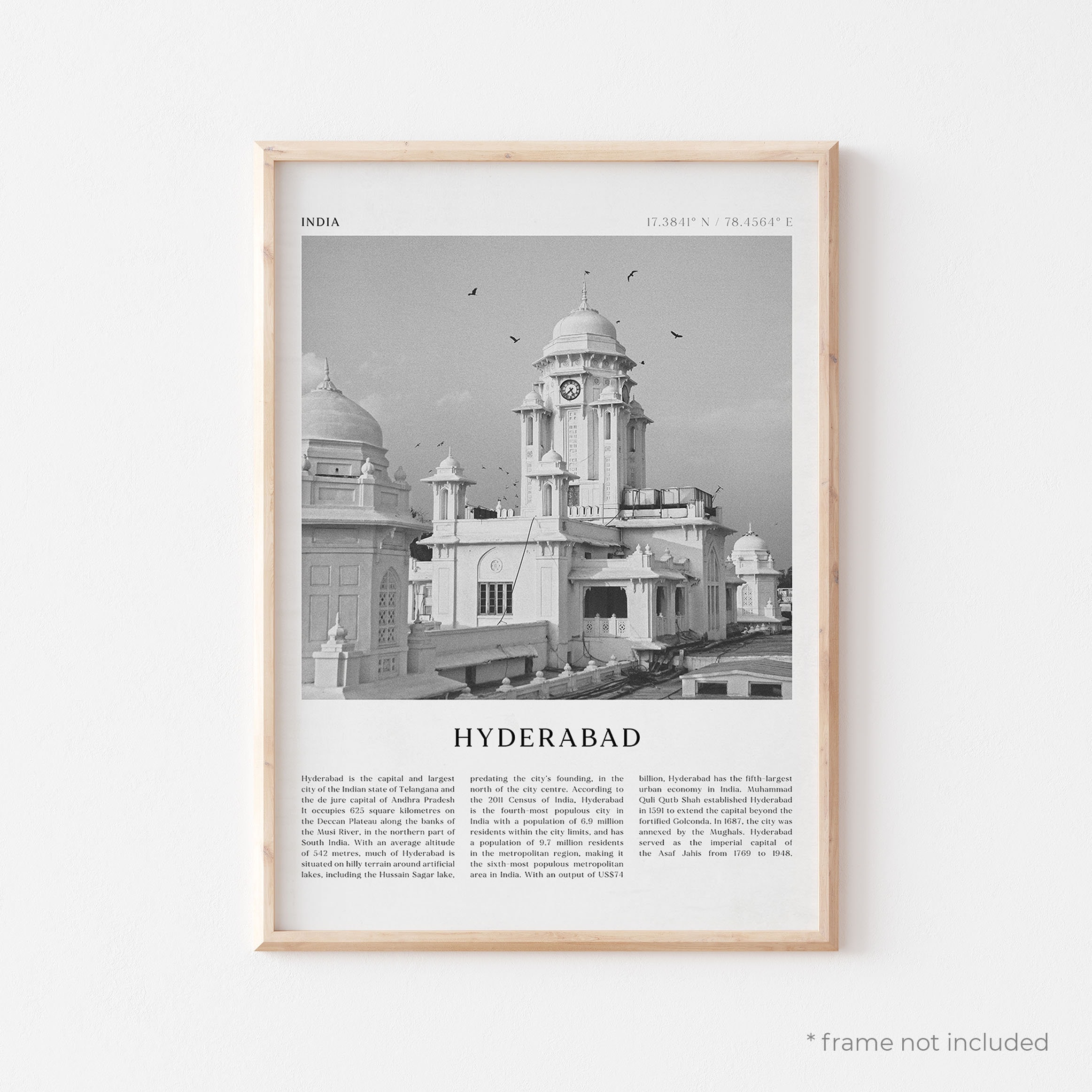 Hyderabad Art Print Hyderabad Poster Hyderabad Photo Etsy